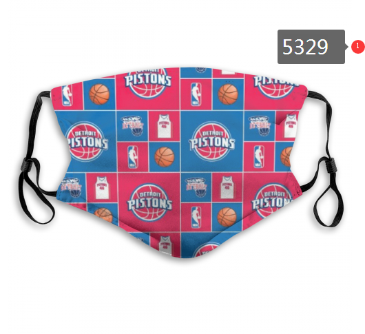 2020 NBA Detroit Pistons Dust mask with filter-0